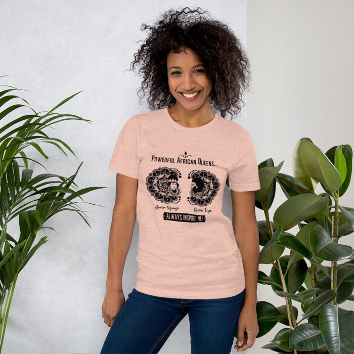 Powerful African Queens NzingaTiye BoL Unisex T-Shirt - Image 3