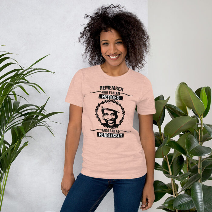 Africa's Fallen Heroes Thomas Sankara BoL Unisex T-Shirt - Image 4