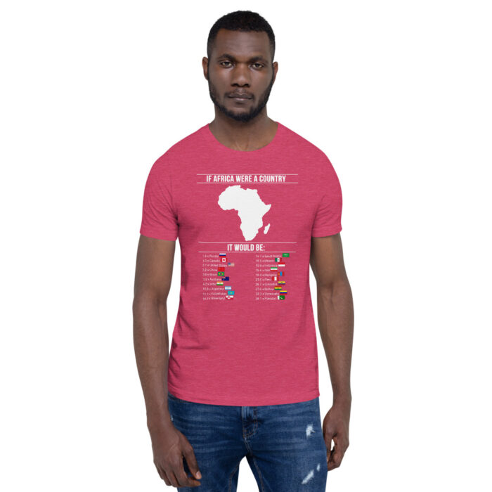 Africa's Real Size WoD Unisex T-Shirt - Image 27