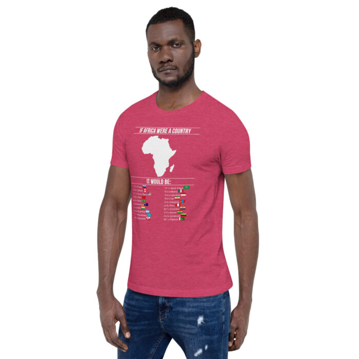 Africa's Real Size WoD Unisex T-Shirt - Image 28