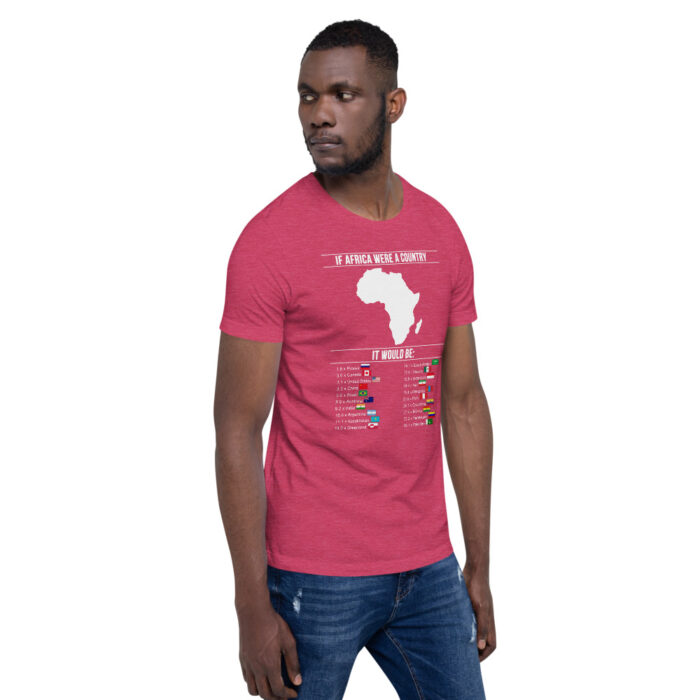 Africa's Real Size WoD Unisex T-Shirt - Image 29