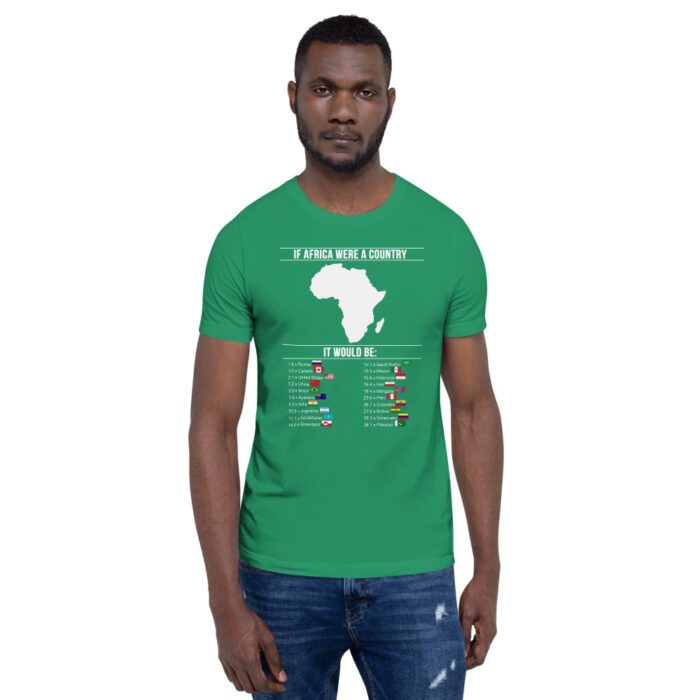 Africa's Real Size WoD Unisex T-Shirt - Image 38