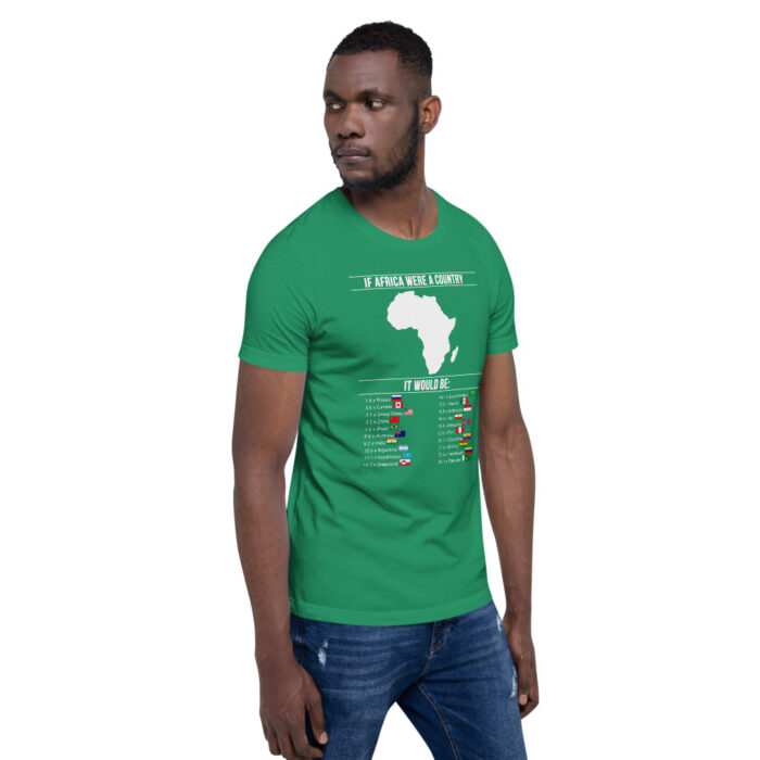 Africa's Real Size WoD Unisex T-Shirt - Image 40