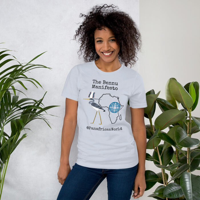 Panafrican World Bennu Manifesto BoL Unisex T-Shirt - Image 5