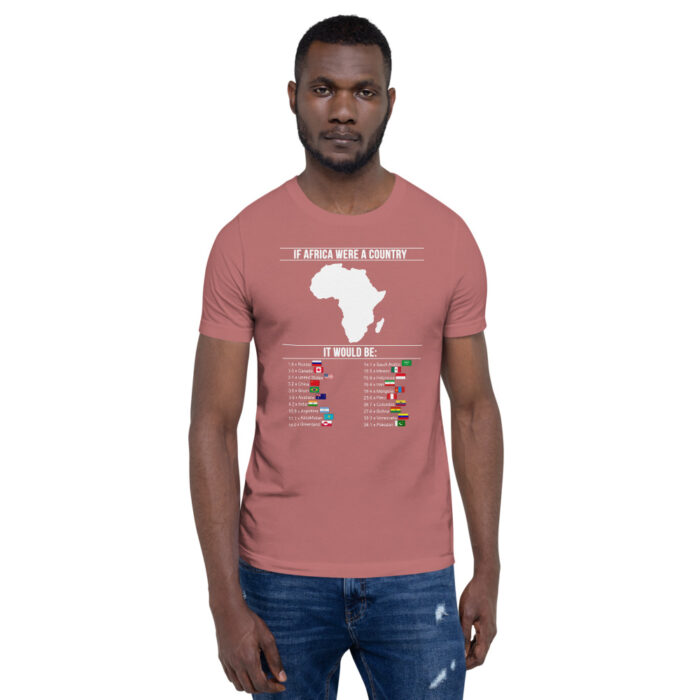 Africa's Real Size WoD Unisex T-Shirt - Image 41