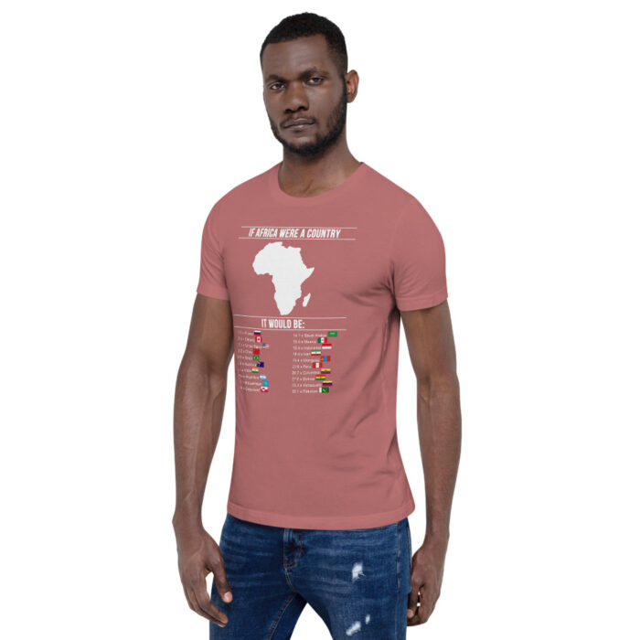 Africa's Real Size WoD Unisex T-Shirt - Image 42