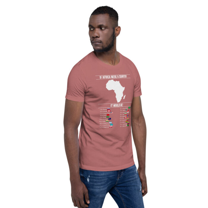 Africa's Real Size WoD Unisex T-Shirt - Image 43