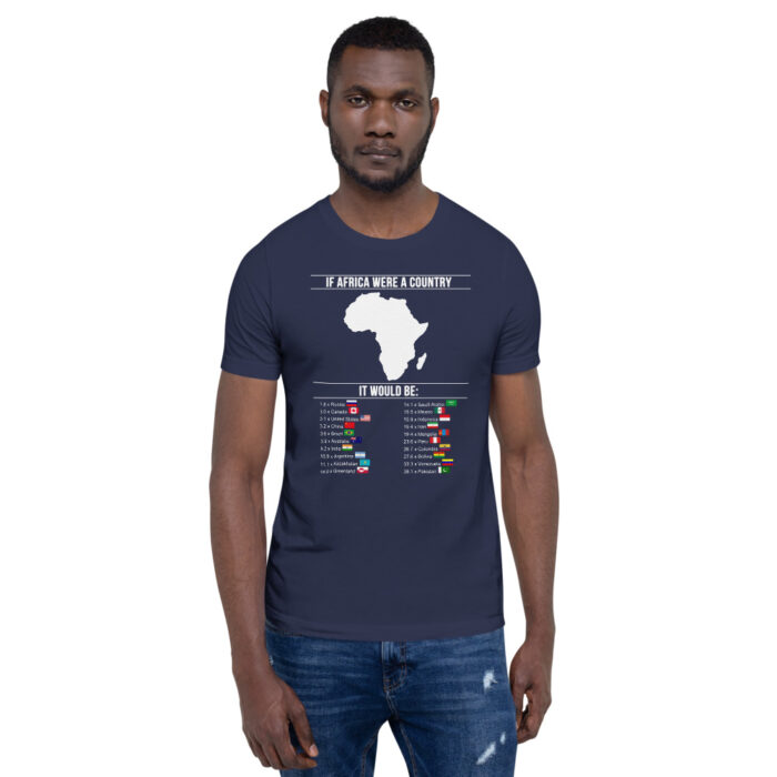 Africa's Real Size WoD Unisex T-Shirt - Image 9