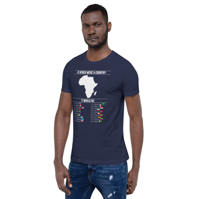 Africa's Real Size WoD Unisex T-Shirt - Image 10