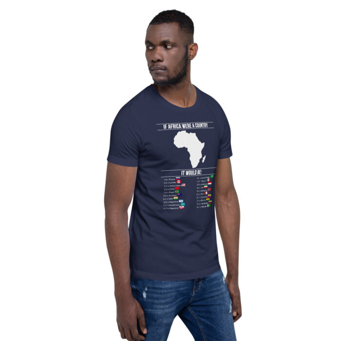 Africa's Real Size WoD Unisex T-Shirt - Image 11