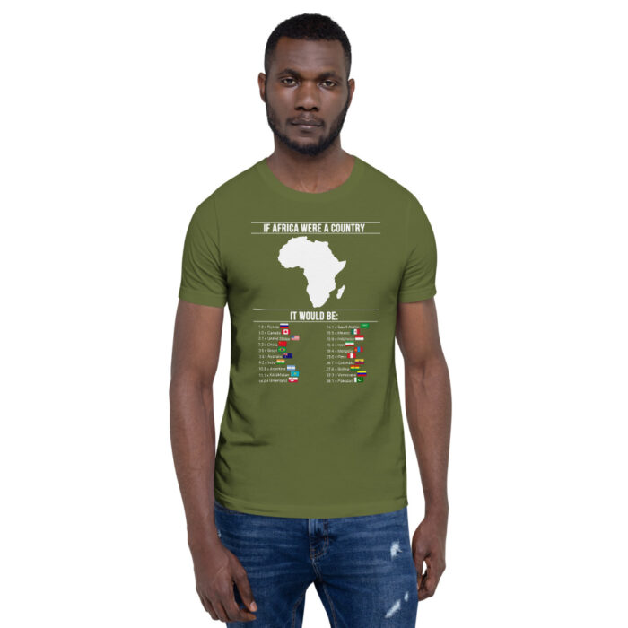 Africa's Real Size WoD Unisex T-Shirt - Image 24