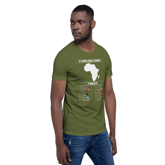 Africa's Real Size WoD Unisex T-Shirt - Image 26