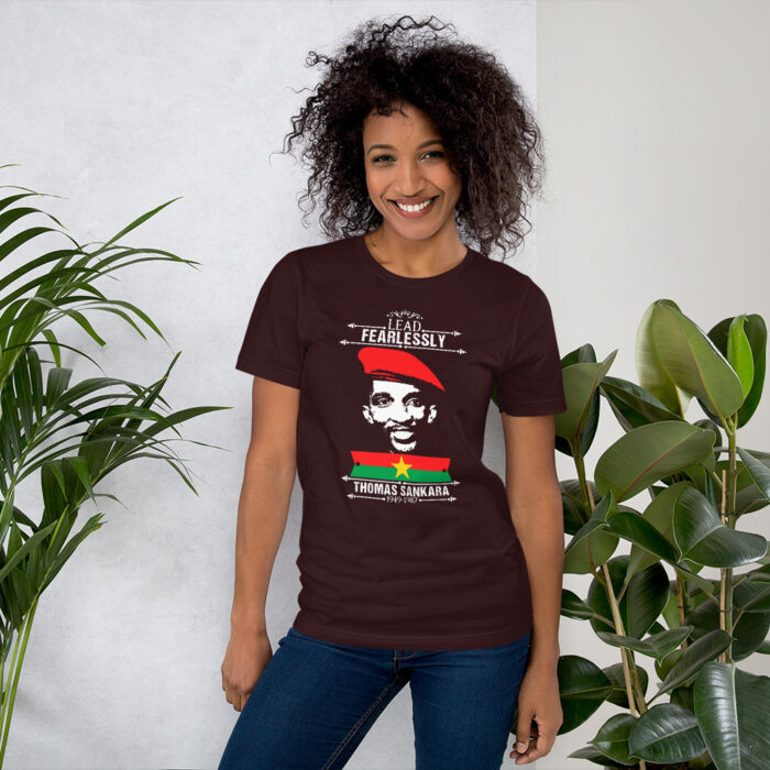 Africa's Fallen Heroes Thomas Sankara MCPWoD Unisex T-Shirt - Image 4