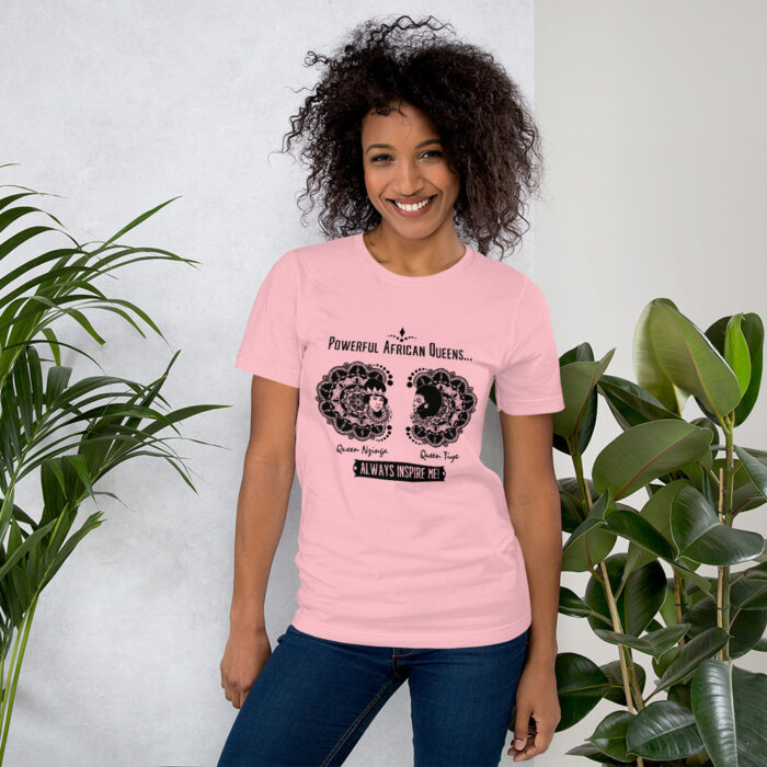 Powerful African Queens NzingaTiye BoL Unisex T-Shirt - Image 4