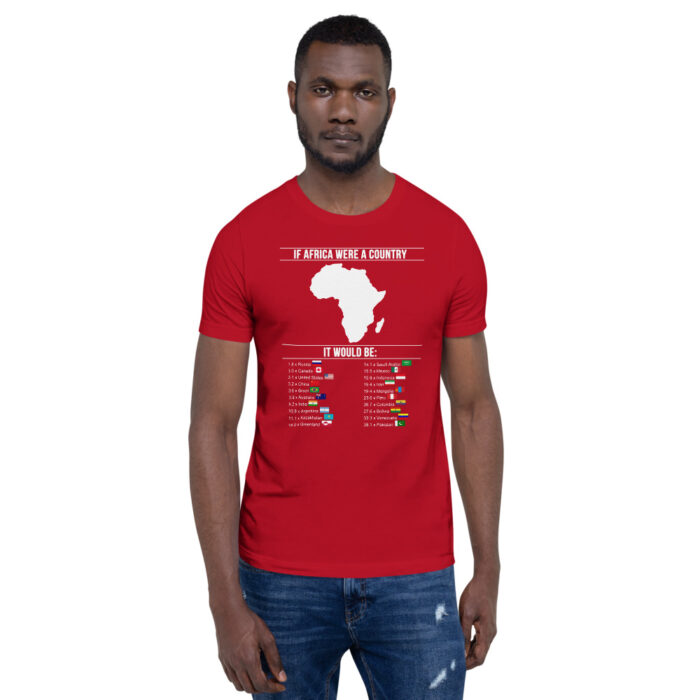 Africa's Real Size WoD Unisex T-Shirt - Image 15