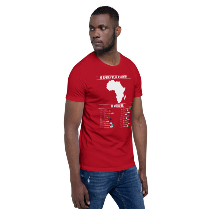 Africa's Real Size WoD Unisex T-Shirt - Image 17