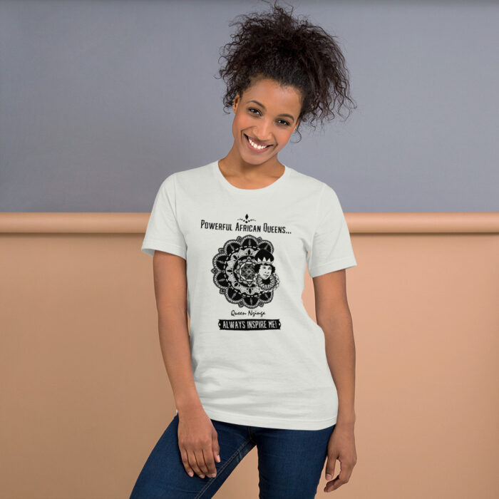 Powerful African Queens Nzinga BoL Unisex T-Shirt - Image 12