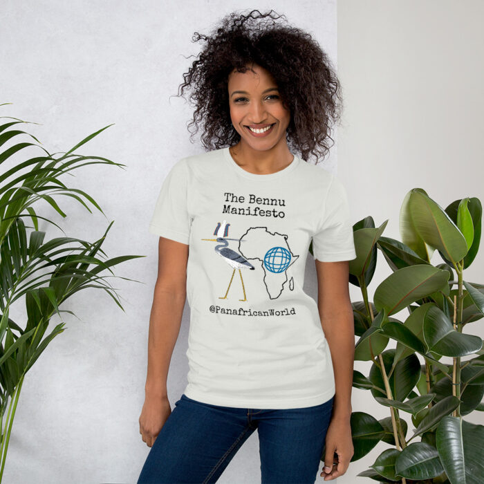 Panafrican World Bennu Manifesto BoL Unisex T-Shirt - Image 10