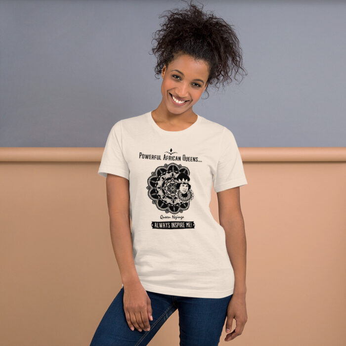 Powerful African Queens Nzinga BoL Unisex T-Shirt - Image 13