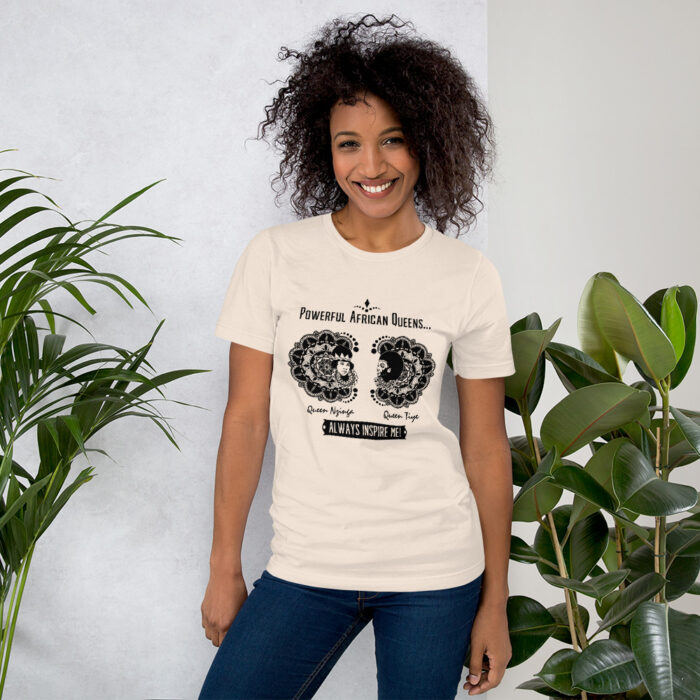 Powerful African Queens NzingaTiye BoL Unisex T-Shirt - Image 11