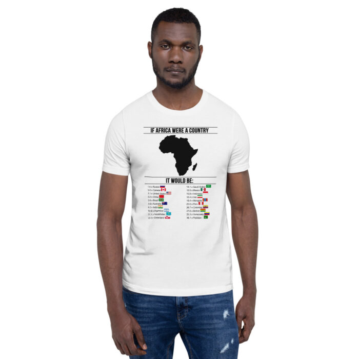 Africa's Real Size BoL Unisex T-Shirt - Image 2