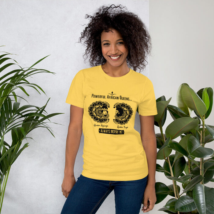 Powerful African Queens NzingaTiye BoL Unisex T-Shirt - Image 6