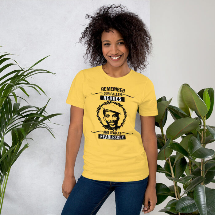 Africa's Fallen Heroes Thomas Sankara BoL Unisex T-Shirt - Image 7